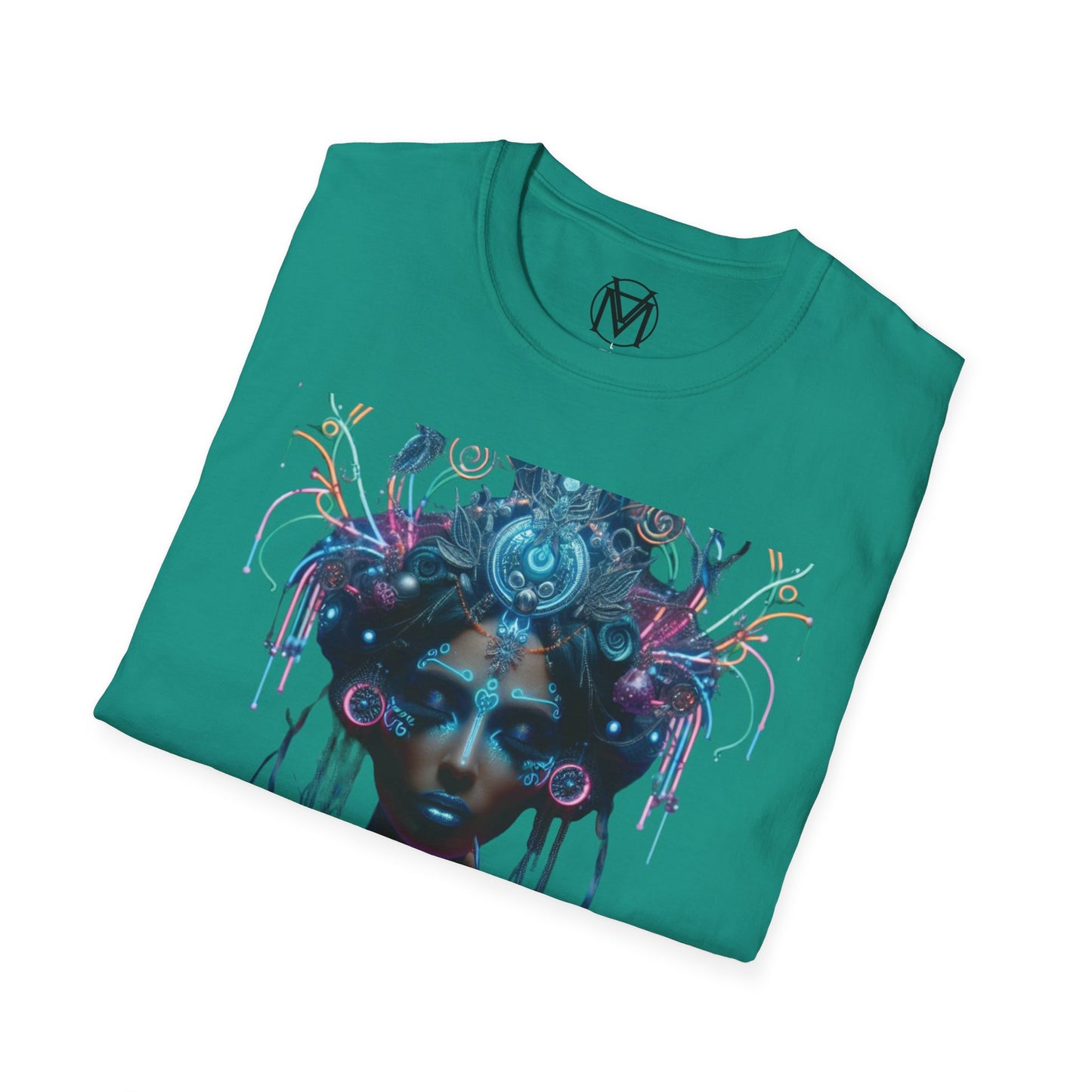 Future Goddess Graphic design Unisex Softstyle T-Shirt